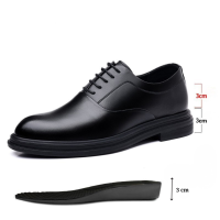 Giày Da Tăng Chiều Cao Oxford, Sohada Store LML0182