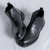 Giày Chelsea Zip Boot Da Nam Sohada Store, LMH0109