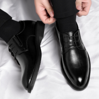 Giày Da Tăng Chiều Cao 6cm Plain Derby – Sohada Store, LML0166