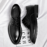 Giày Da Tăng Chiều Cao 6cm Plain Derby – Sohada Store, LML0166