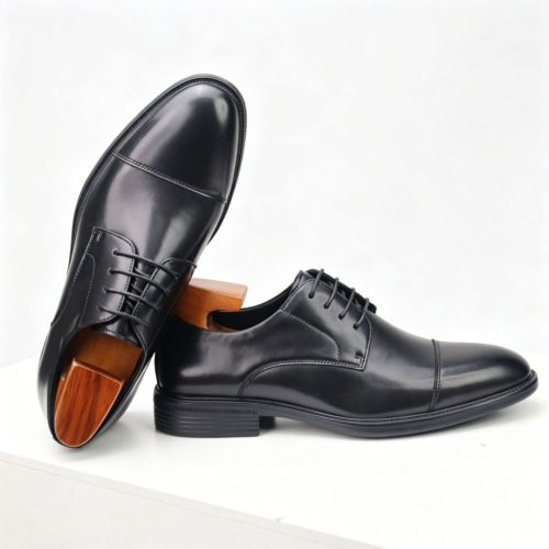 Giày Da Nam Captoe Derby Da bò – Sohada Store, LML0180