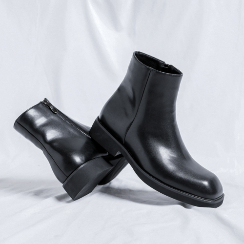 Giày Zip Boot Da Nam Sohada Store, LMH0107